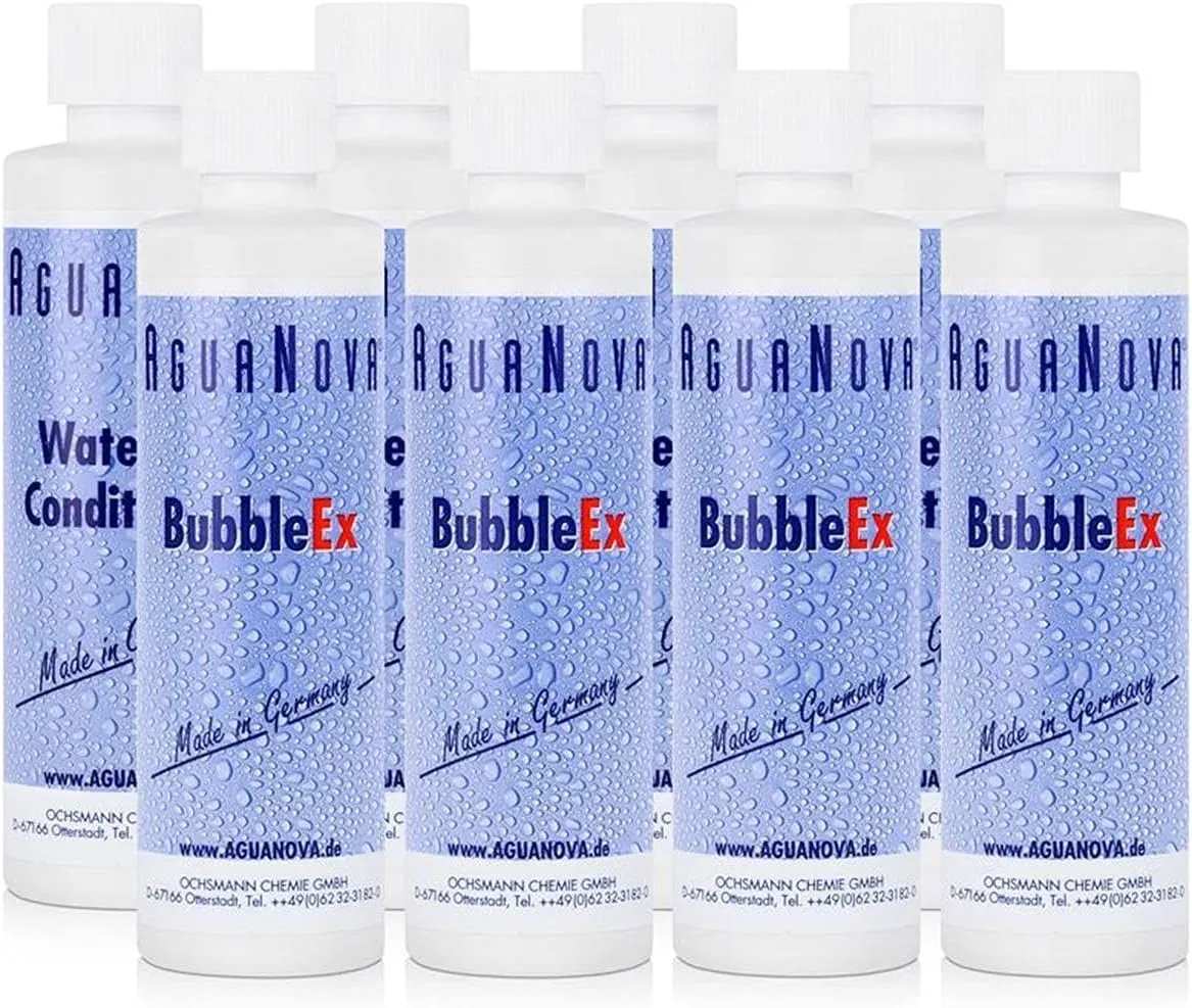 Bild von AguaNova Wasserbett Conditioner 250 ml im 4er Set und Bubble Ex 400 g im 4er Set