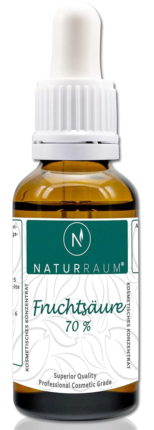 Bild von AHA Glycolsäure Peeling mit 30 ml für professionelles chemisches Gesichtspeeling bei Hautunreinheiten und Falten