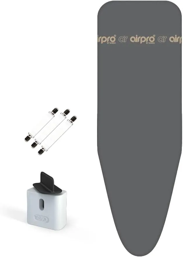 Bild von Airpro By Widex XL Bügelbrettbezug für Dampfbügeleisen, Größe bis 125x50 cm, wasserabweisend, schnelleres Bügeln, Made in Europa