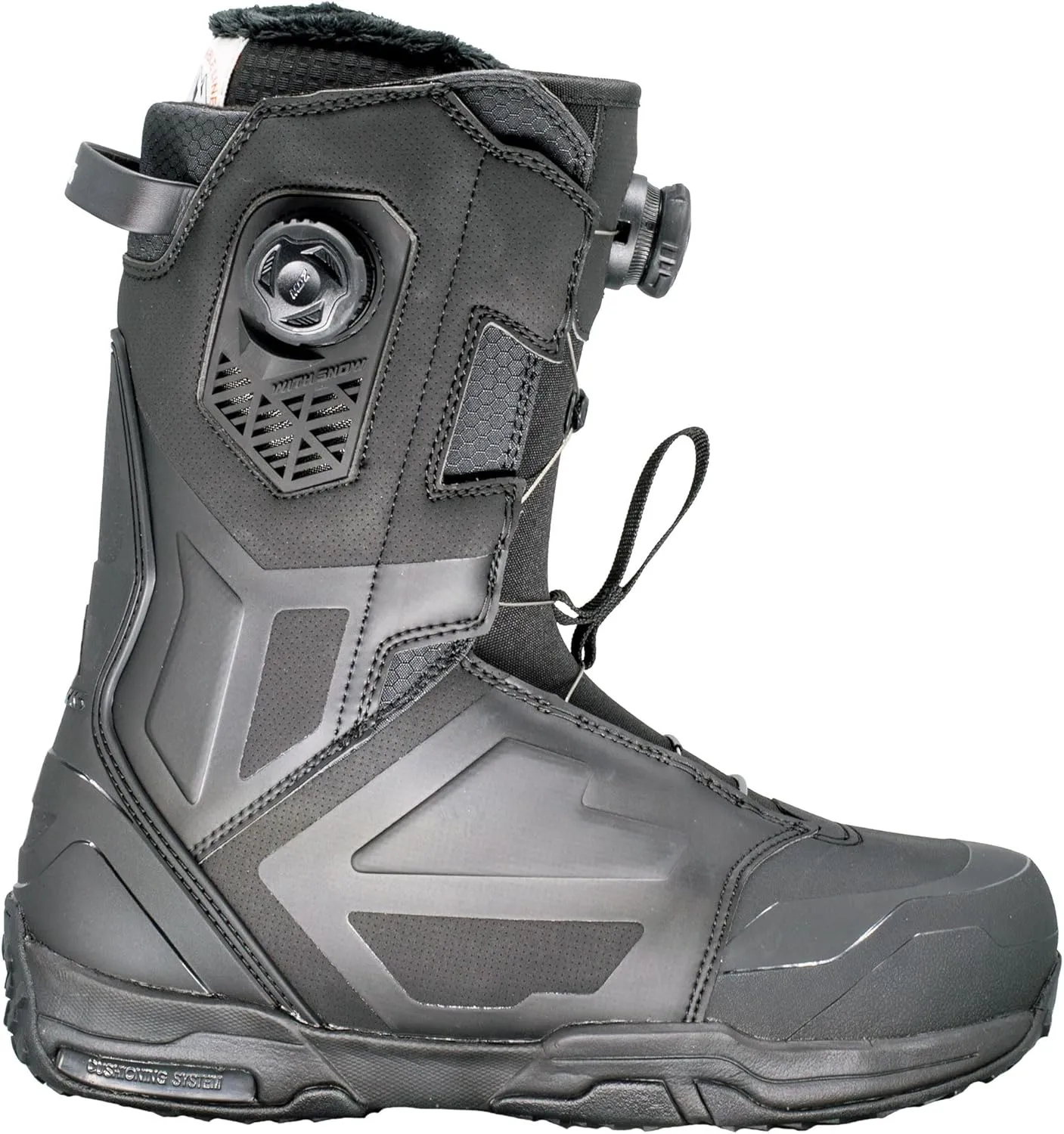 Bild von Airtracks Master Pro Snowboard Boots mit DUAL Zone Speed Lacing in Schwarz