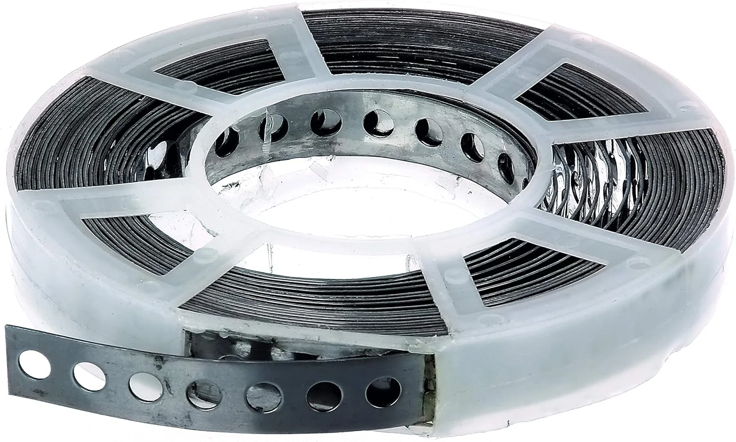 Bild von Alberts 361143 Lochband aus Edelstahl, 17 mm breit und 10 m lang