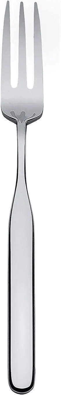 Bild von Alessi Collo-Alto Fischgabel aus Edelstahl im 6er Set, glänzend poliert, Maße 19x2x4 cm