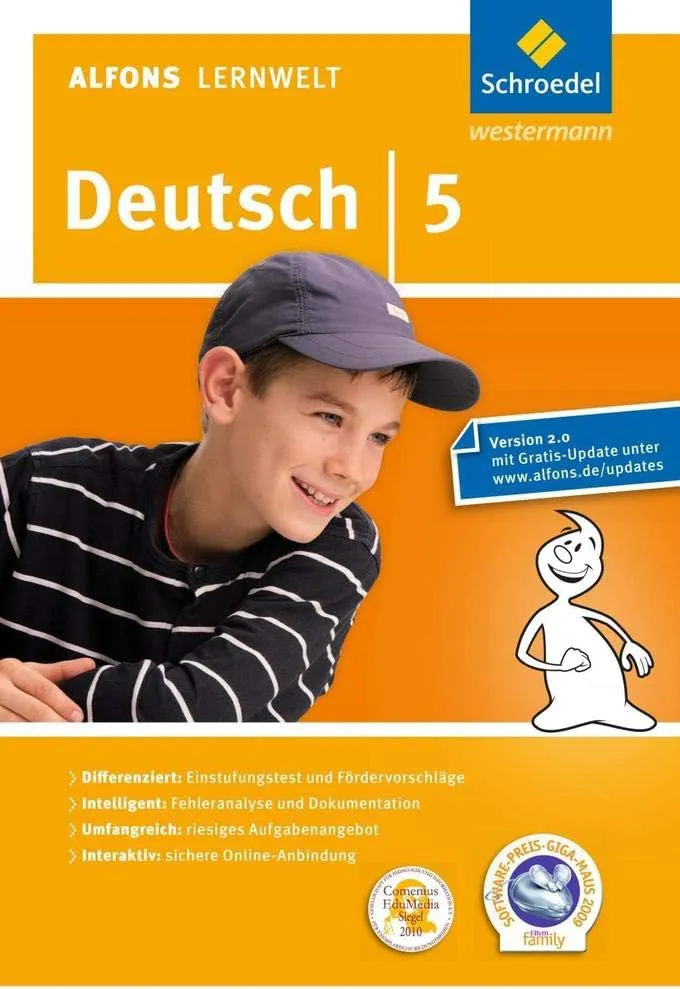Bild von Alfons Lernwelt Deutsch 5 Einzelplatzlizenz