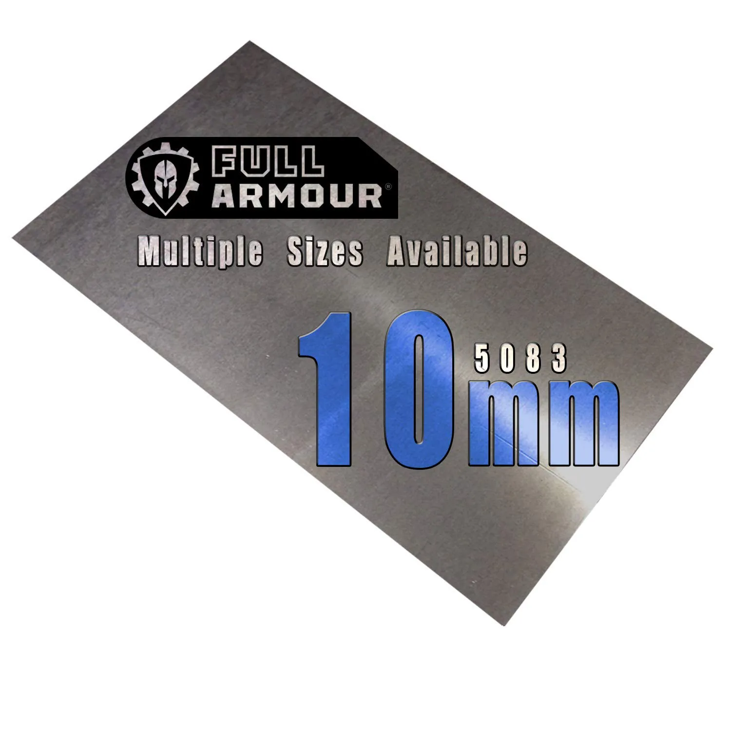 Bild von Aluminiumblech 10mm 5083 in der Größe 17cm x 12cm