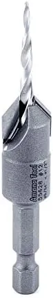 Bild von Amana Tool 55628 Kegelsenker mit Hartmetallbestückung und 82 Grad, Durchmesser 1/2 Zoll, für Schrauben