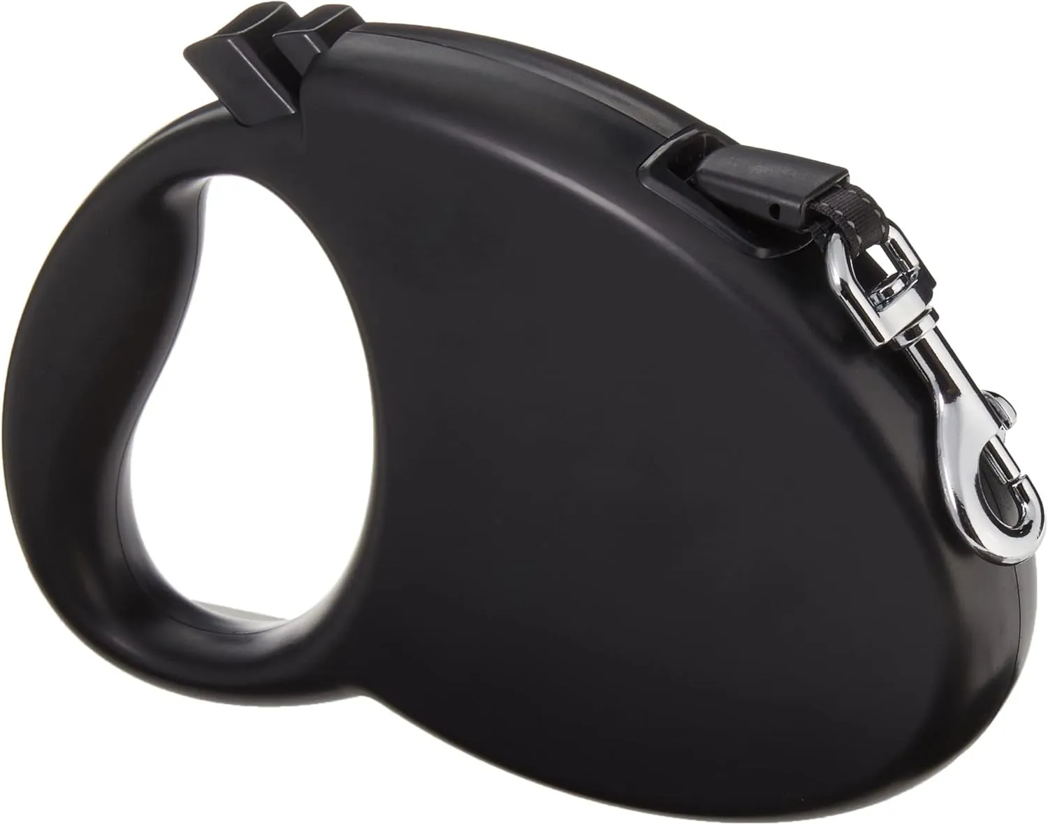 Bild von Amazon Basics einziehbare Hundeleine in Schwarz, 7,5 m lang, für Hunde bis 50 kg, Größe L