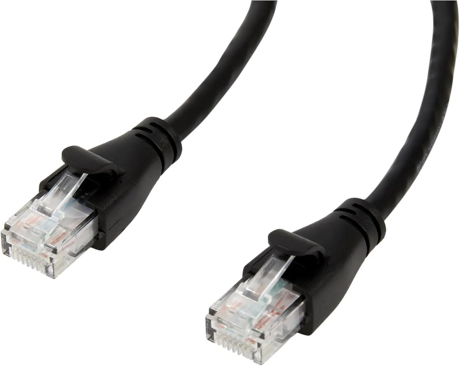 Bild von Amazon Basics Gigabit Ethernet LAN Kabel RJ45 Cat6 1m in Schwarz