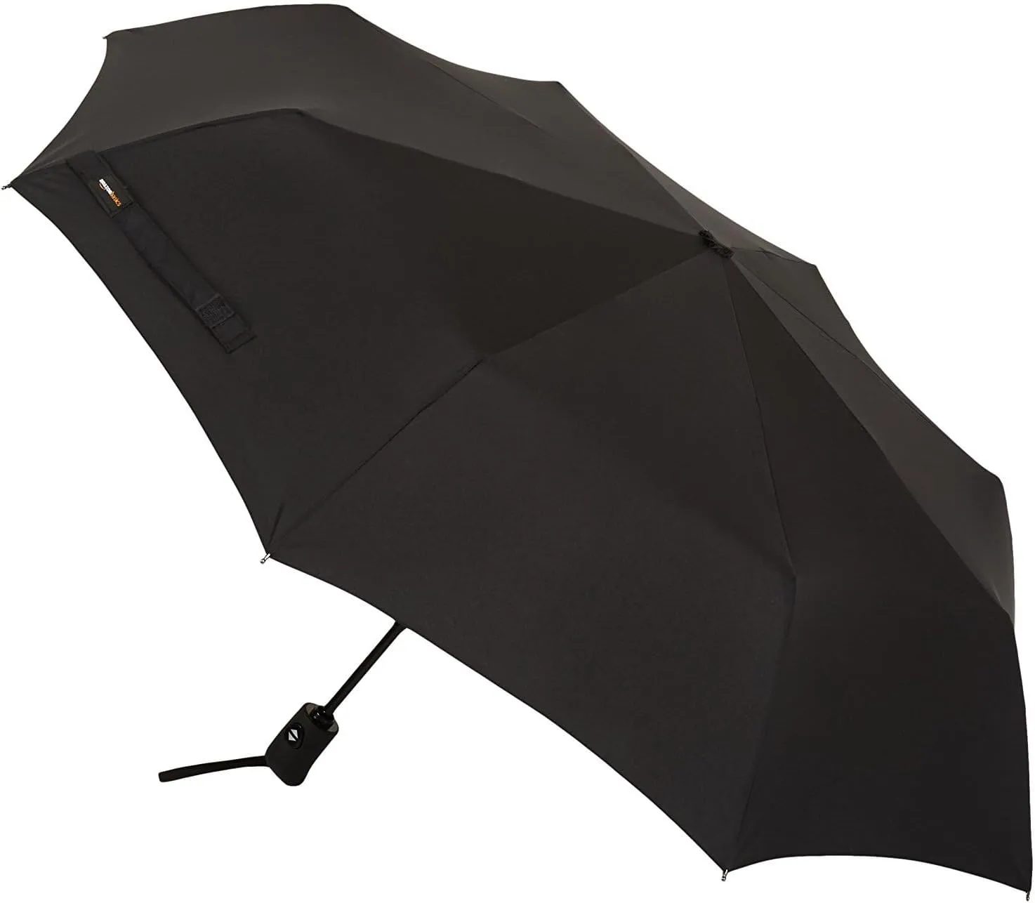 Bild von Amazon Basics kleiner schwarzer Achteck Automatikschirm für Reisen