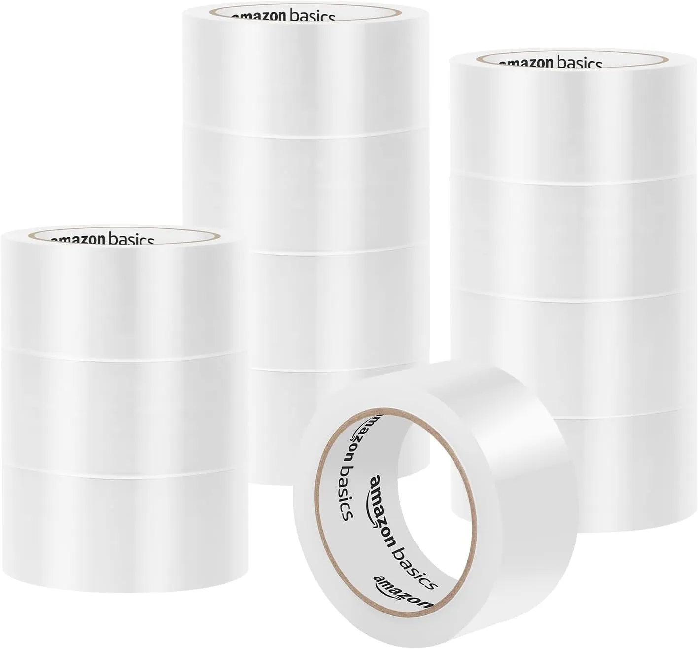 Bild von Amazon Basics Paketband Set mit 12 transparenten Rollen für Versand und Umzug