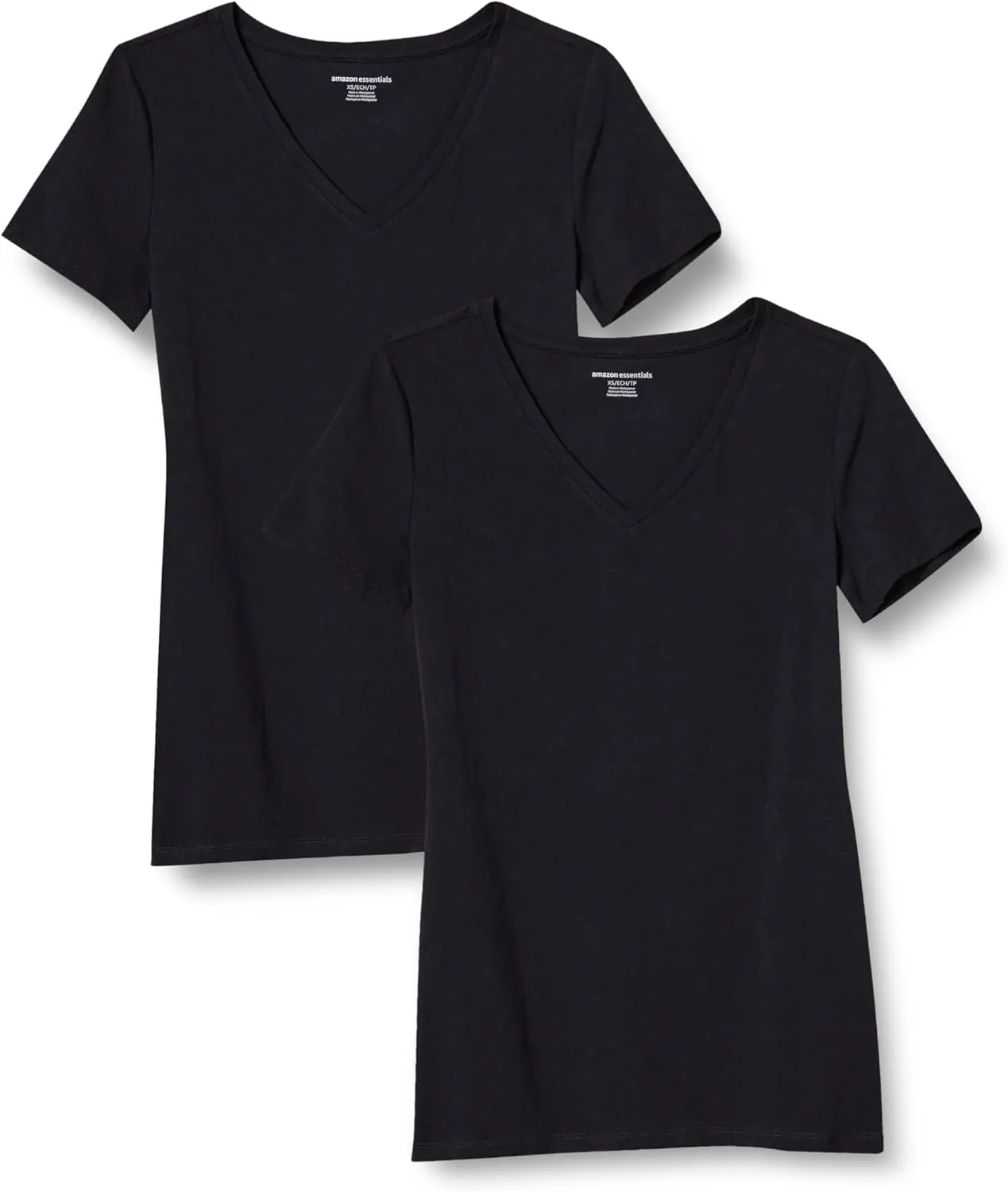 Bild von Amazon Essentials Damen T-Shirt mit V-Ausschnitt im Mehrpack