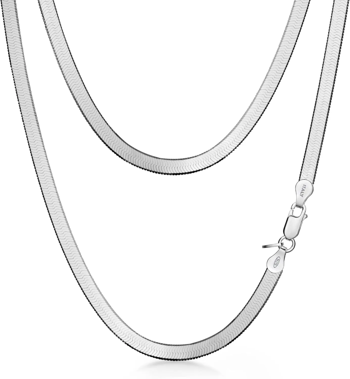 Bild von Amberta Damen Halskette aus 925 Sterling Silber