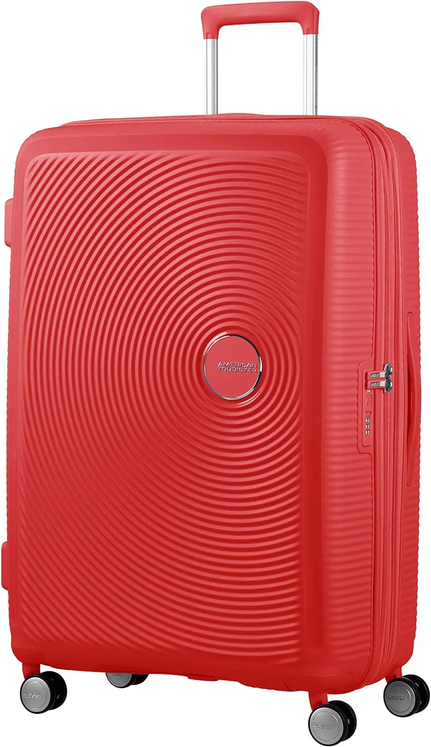 Bild von American Tourister Soundbox Spinner Koffer in Coral Red, 77 cm und 110 Liter erweiterbar