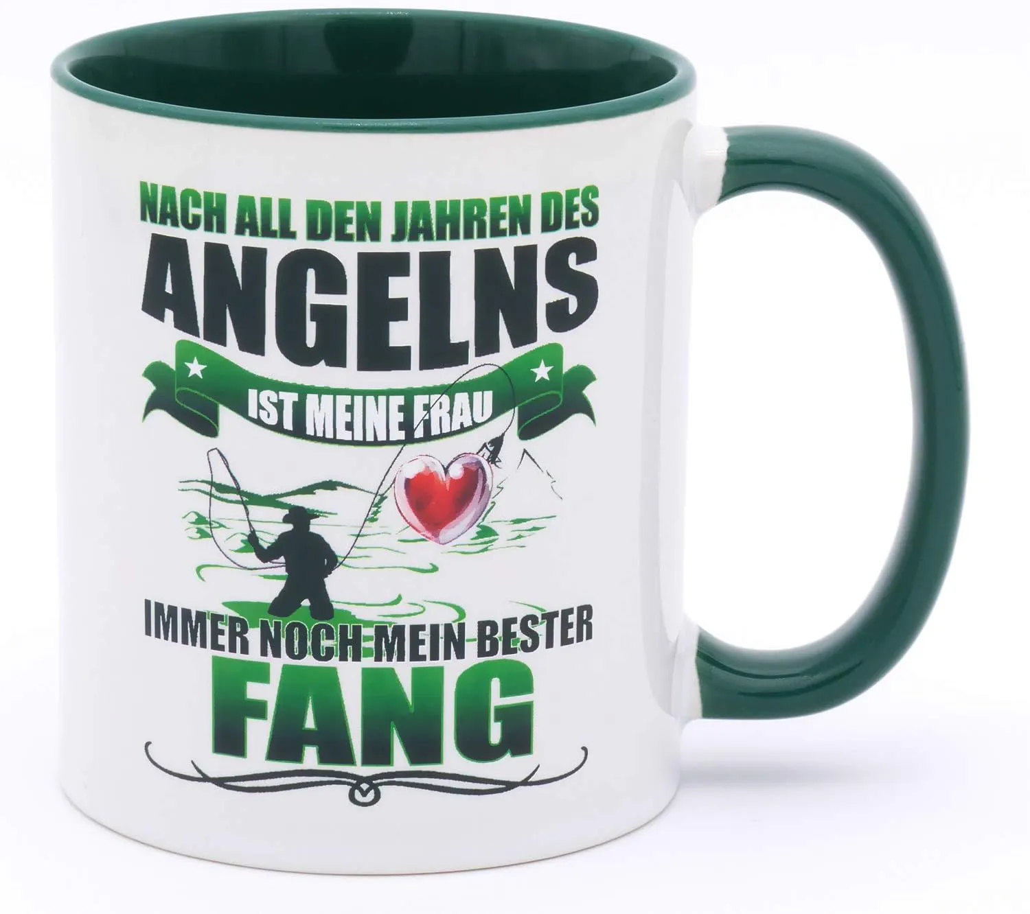 Bild von Angler Tasse für Karpfenfischer und Campingliebhaber