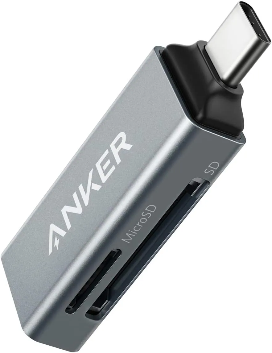 Bild von Anker 2-in-1 USB-C Kartenleser für verschiedene SD und Mikro-SD Formate