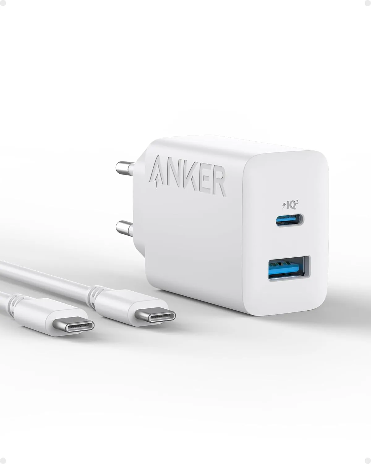 Bild von Anker 20W USB C Ladegerät mit 150cm Kabel, kompatibel mit iPhone 15 und iPad
