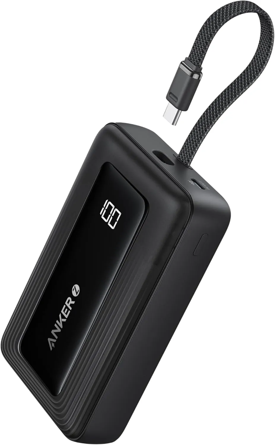 Bild von Anker Power Bank 20000mAh 30W mit integriertem USB-C Kabel und High-Speed Ladeanschlüssen für iPhone, MacBook, Galaxy und mehr
