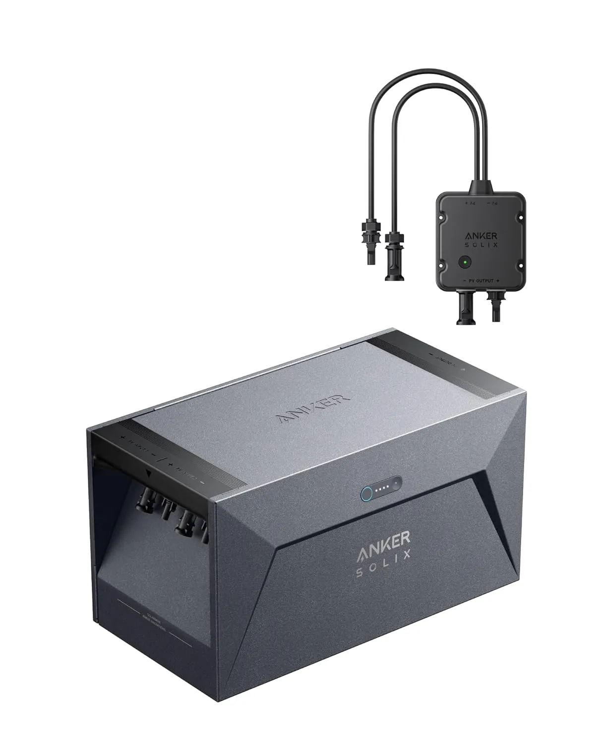Bild von Anker SOLIX E1600 Solarbank mit 800W Leistung und 1,6 kWh Akkukapazität, IP65, langlebiger LFP Akku und Plug&Play Kompatibilität mit den meisten Balkonkraftwerken