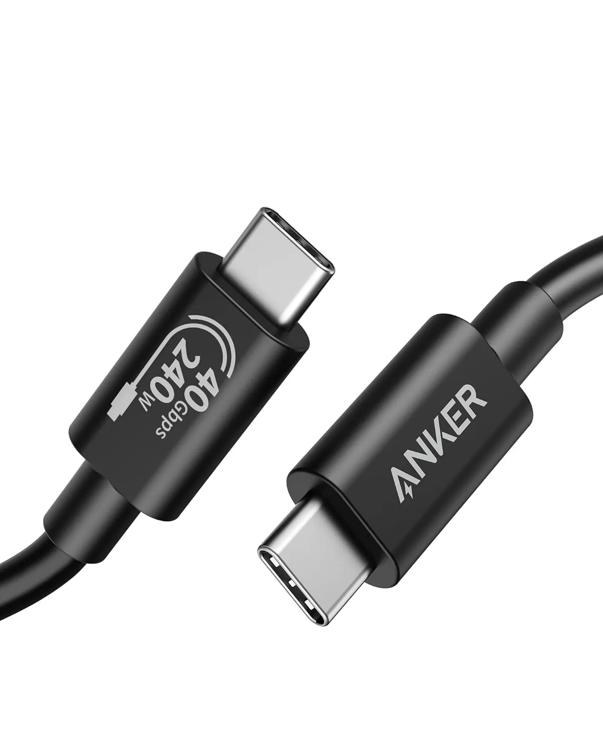 Bild von Anker USB 4 Kabel 100 cm mit 8K HD Unterstützung und 40 Gbit/s Datentransfer für iPhone 16/15 und Typ-C Geräte