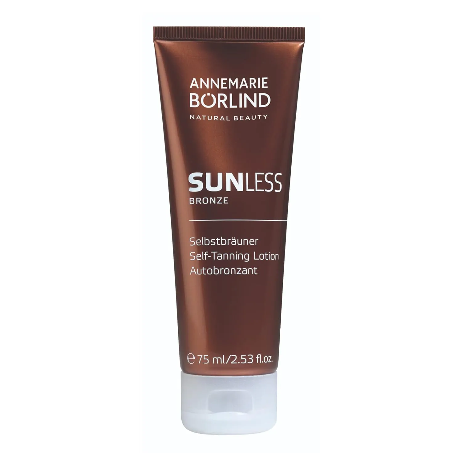 Bild von ANNEMARIE BÖRLIND SUNLESS BRONZE Selbstbräuner mit 75 ml für eine natürliche Bräune ohne Sonne, vegan