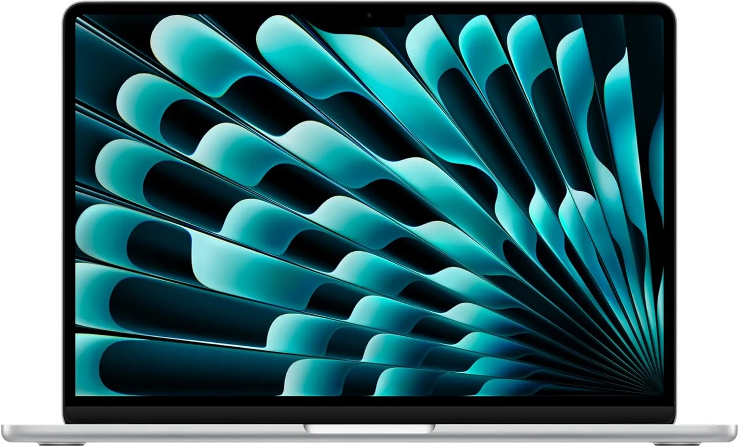 Bild von Apple 13" MacBook Air Laptop mit M3 Chip: 13,6" Liquid Retina Display, 16 GB gemeinsamer Arbeitsspeicher, 256 GB SSD Speicher, beleuchtete Tastatur, 1080p FaceTime HD Kamera, Silber