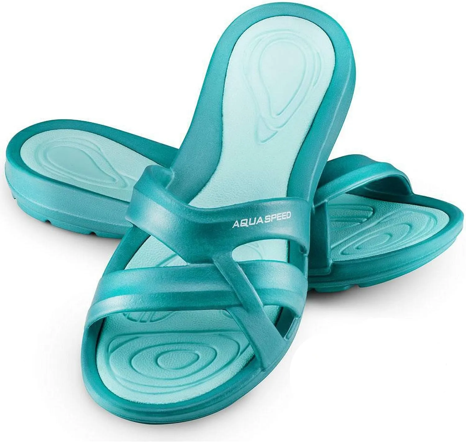 Bild von Aqua Speed Set mit Badelatschen und Mikrofaserhandtuch für Damen