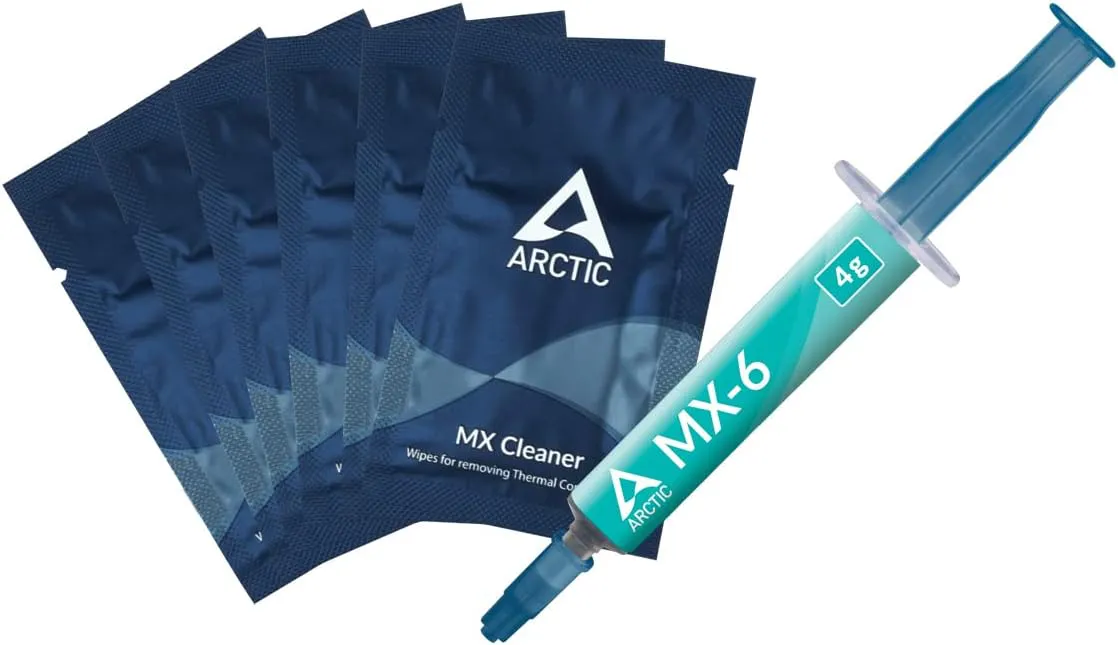 Bild von ARCTIC MX-6 Wärmeleitpaste mit 4 g und 6 MX Cleaner für optimale Leistung