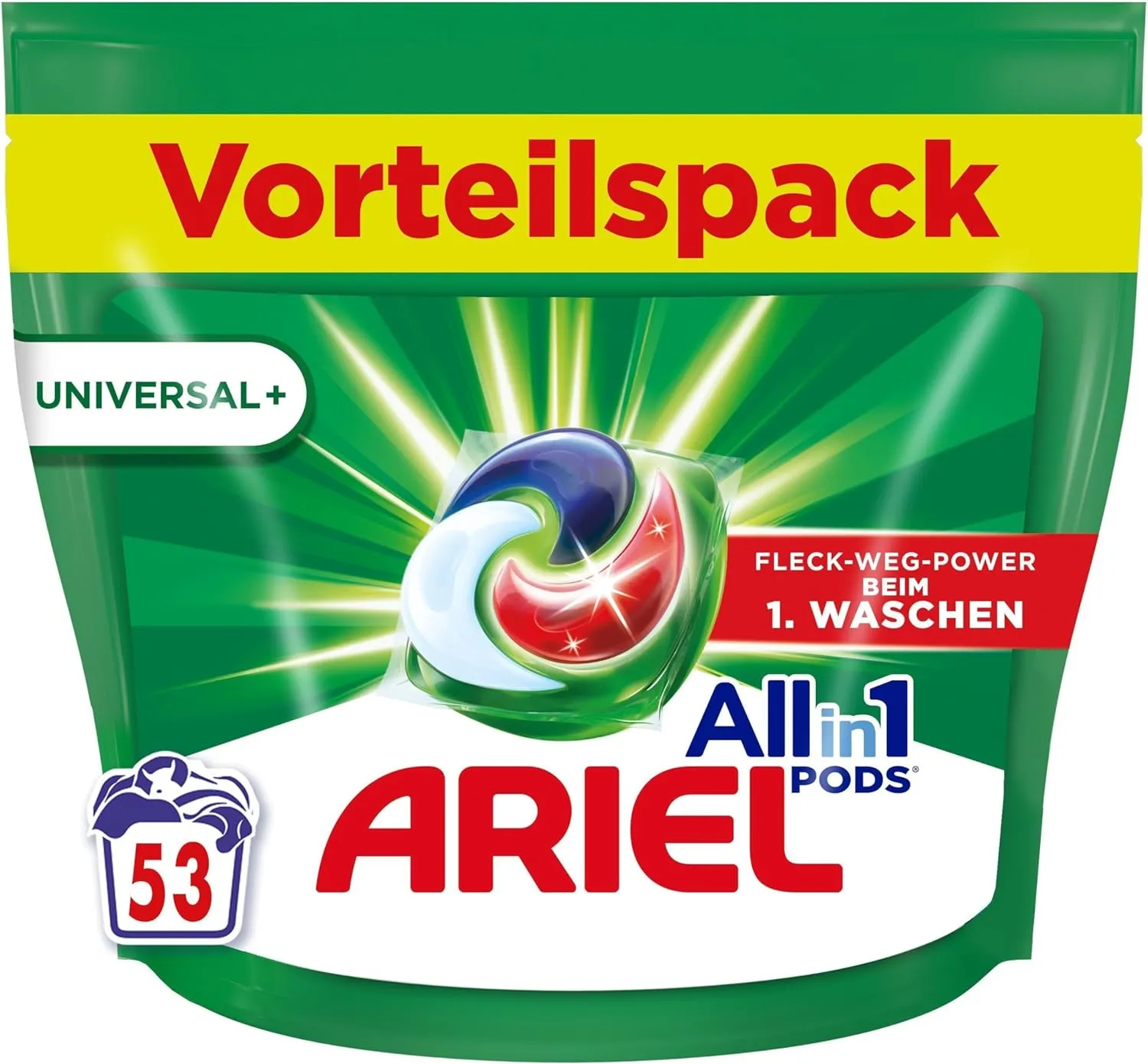 Bild von Ariel All-in-1 PODS Flüssigwaschmittel mit 53 Waschladungen