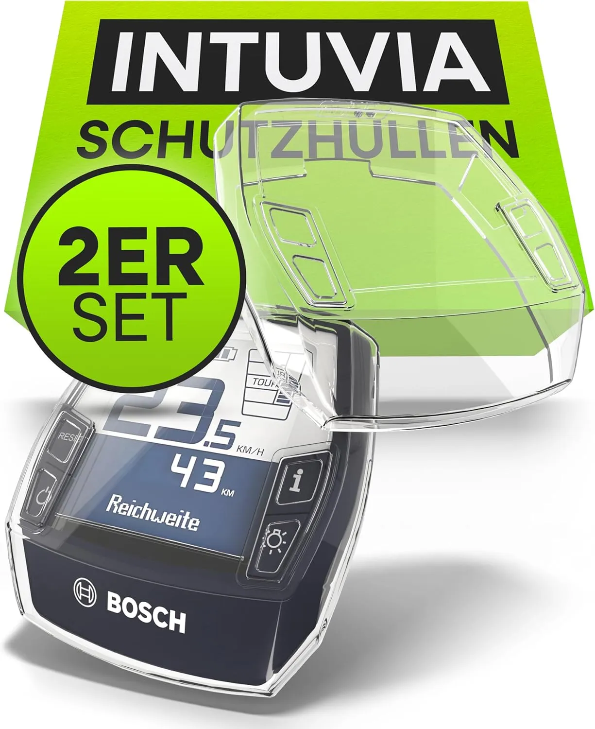 Bild von ARION Bosch Intuvia Displayschutz für E-Bike mit kratzfester und wasserabweisender Schutzhülle
