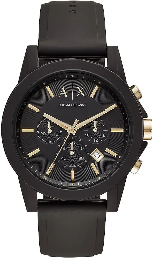 Bild von Armani Exchange Chronograph Herren Uhr aus Edelstahl mit 44 mm Gehäuse