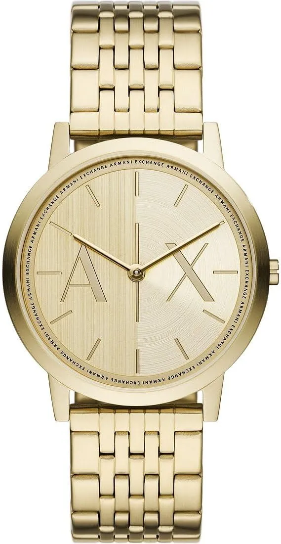 Bild von Armani Exchange Herrenuhr mit 40 mm Gehäuse und wahlweise Leder- oder Stahlarmband