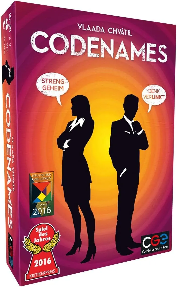 Bild von Asmodee Codenames Familienspiel von 2016