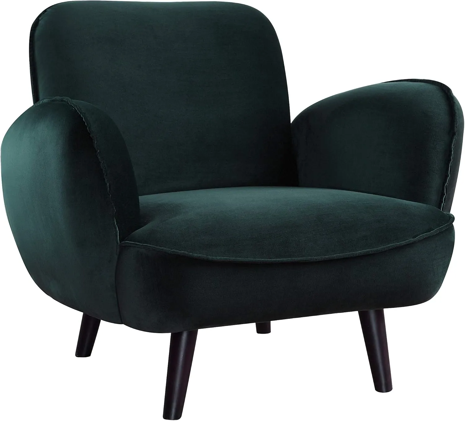 Bild von Atlantic Home Collection BEN Sessel aus grünem Samt