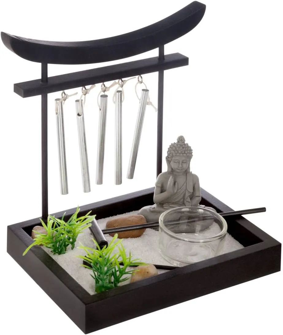 Bild von Atmosphera Zen-Garten in Mehrfarbig mit den Maßen 15 x 16,5 cm