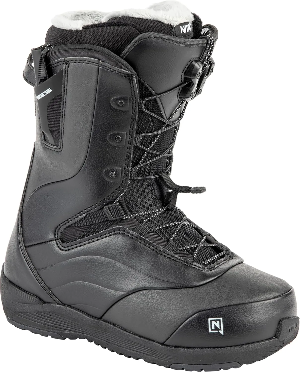 Bild von ATOMIC Damen Nitro Snowboardboot Crown TLS 2023 in Schwarz, Größe 24,5 MP, ideal für Allround Freestyle und Freeride
