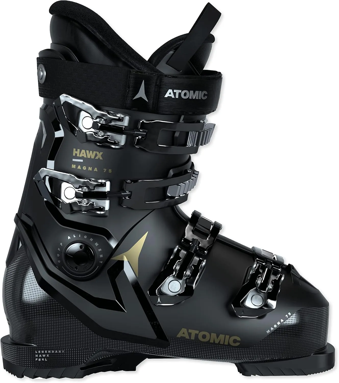 Bild von ATOMIC Hawx Magna 75 W Skischuhe für Damen in Schwarz mit 102 mm Breite und stabiler Prolite Konstruktion
