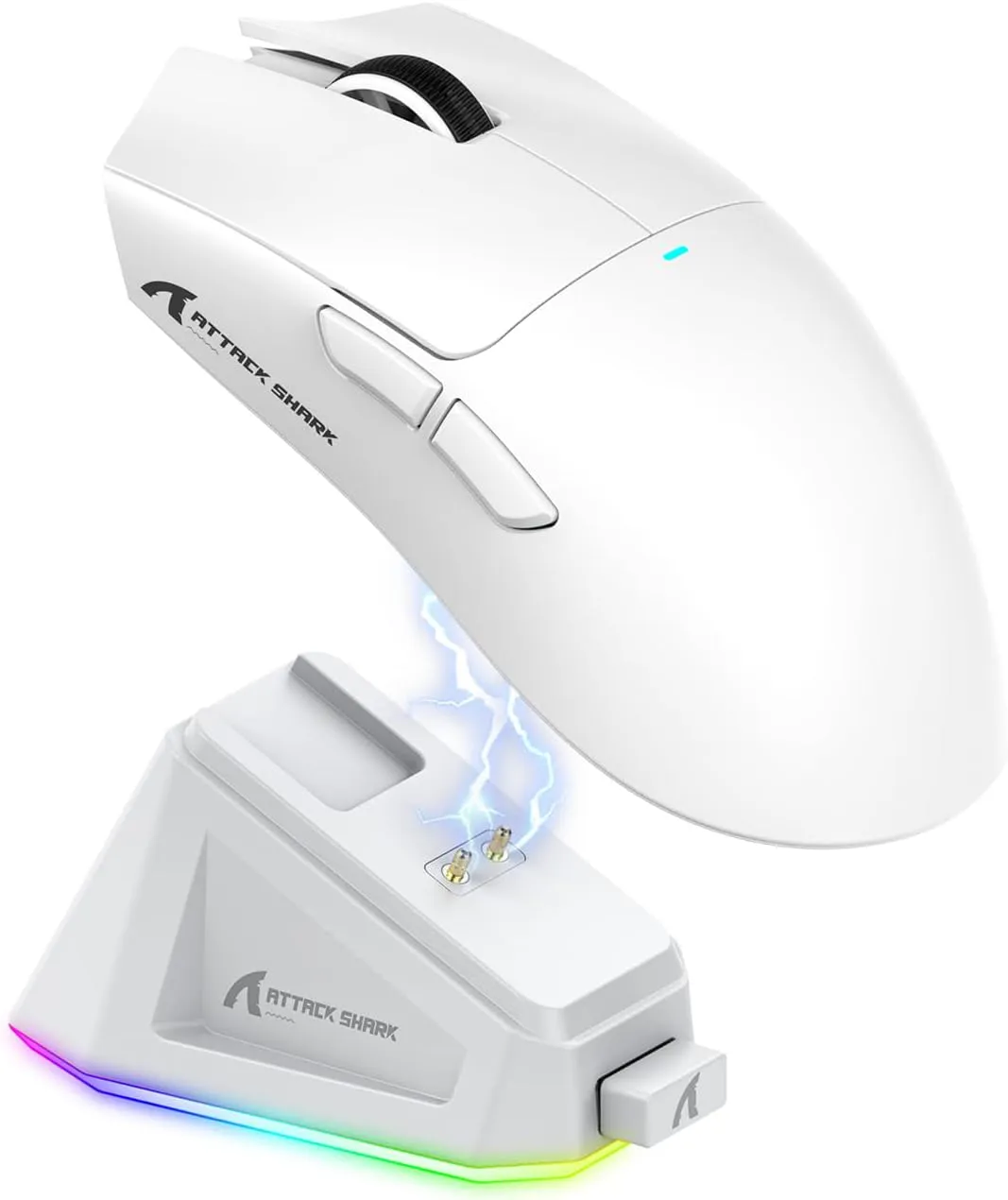 Bild von Attack Shark X11 Gaming Maus mit 22000 DPI, PixArt PAW3311 Sensor und magnetischer Ladestation, kompatibel mit Windows 11, Xbox, PS und Mac