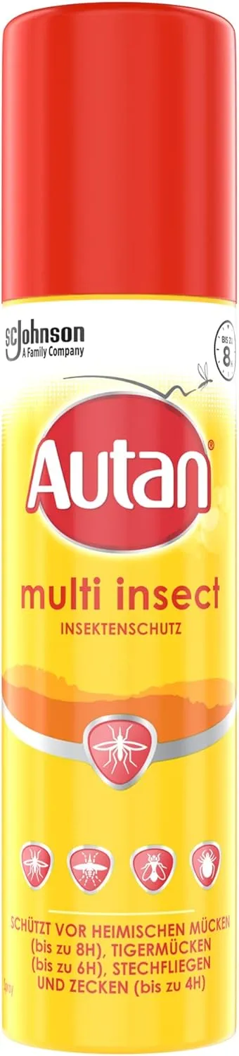 Bild von Autan Multi Insektenschutz Spray mit 100 ml für Mücken, Stechfliegen und Zecken