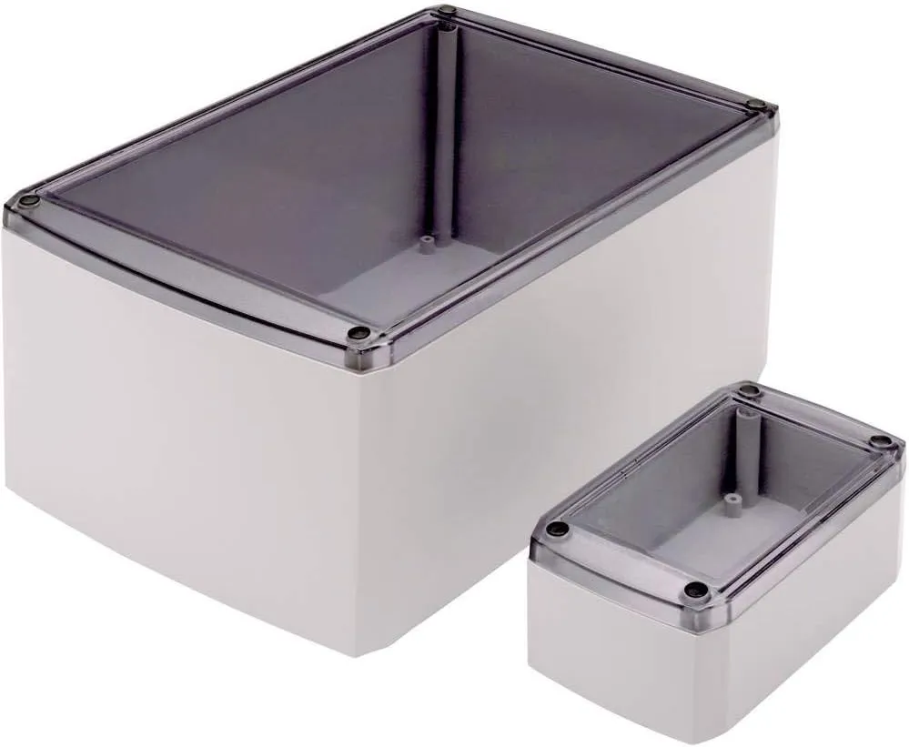 Bild von AXXATRONIC Universalgehäuse CSACTT006 aus ABS in Hellgrau, Maße 220 x 140 x 90 mm, 1 Stück