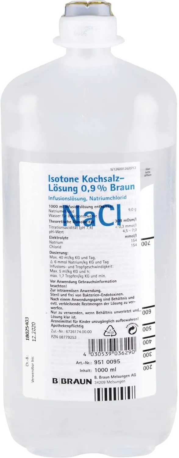 Bild von B. Braun Melsungen ISOTONE Kochsalzlösung 0,9% in 1000 ml Ecoflac Plus