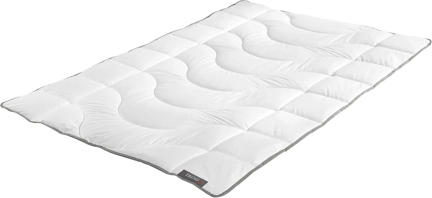 Bild von Badenia Trendline Monosteppbett aus Baumwolle in Weiß, 155 x 220 cm