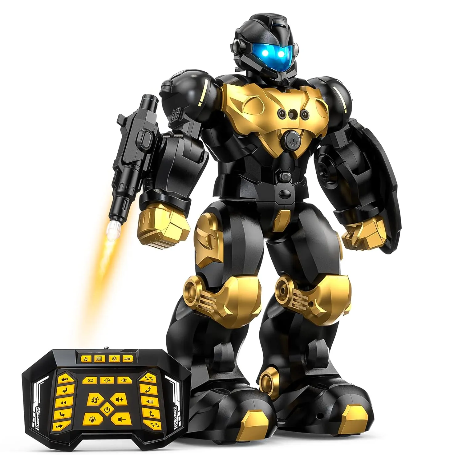 Bild von Bakoherp RC Roboter für Kinder von 5 bis 10 Jahren mit Gestensteuerung und programmierbaren Funktionen, in Schwarz