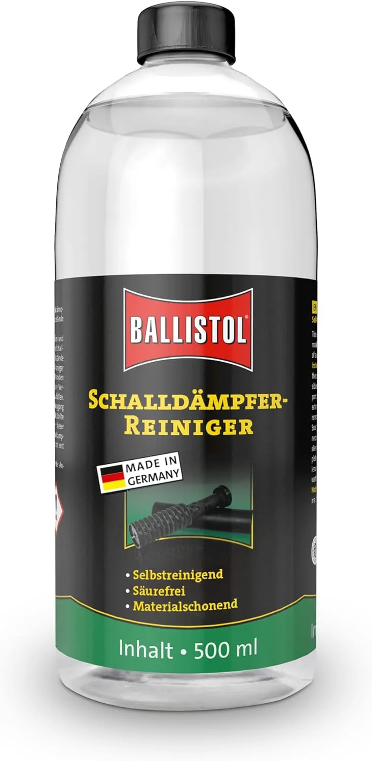 Bild von BALLISTOL 23381 Schalldämpfer-Reiniger 500 ml, selbstreinigend und geruchsneutral