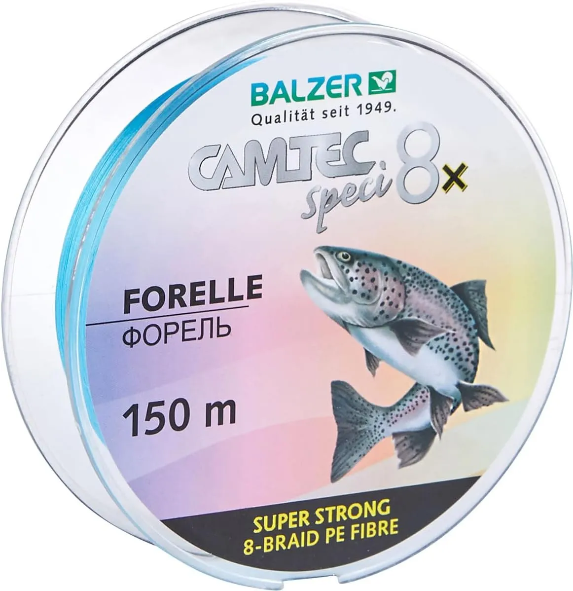 Bild von Balzer Camtec Speci 8X geflochtene Angelschnur für Forellen mit 150 m Länge