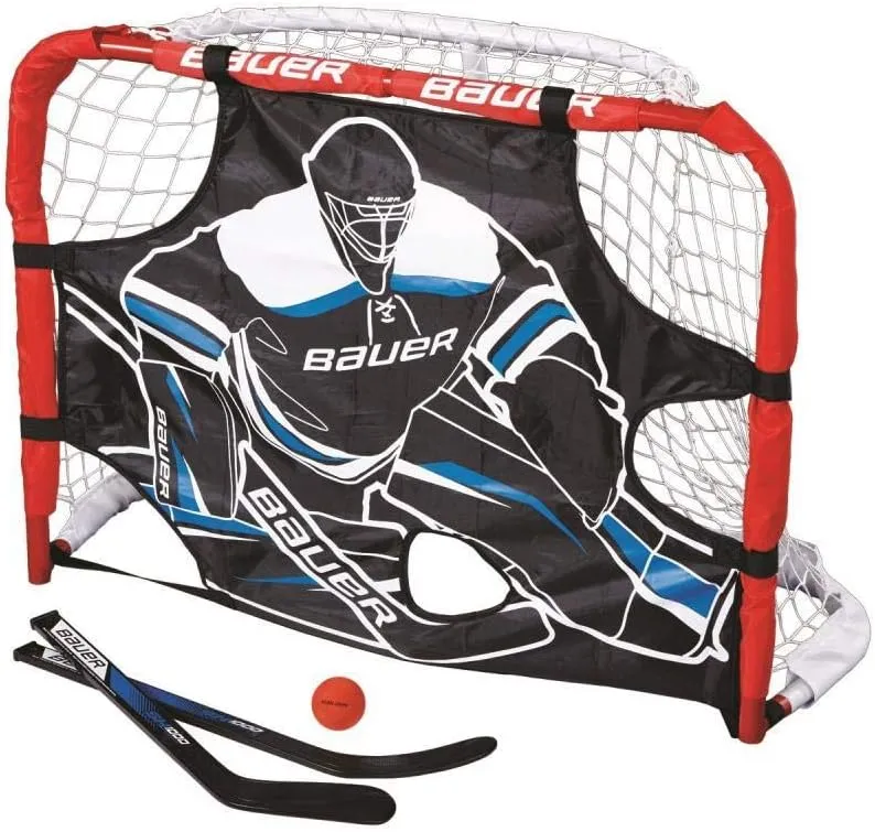 Bild von Bauer Mini Hockey Tor Set in der Größe 77,5 x 58,5 x 34 cm