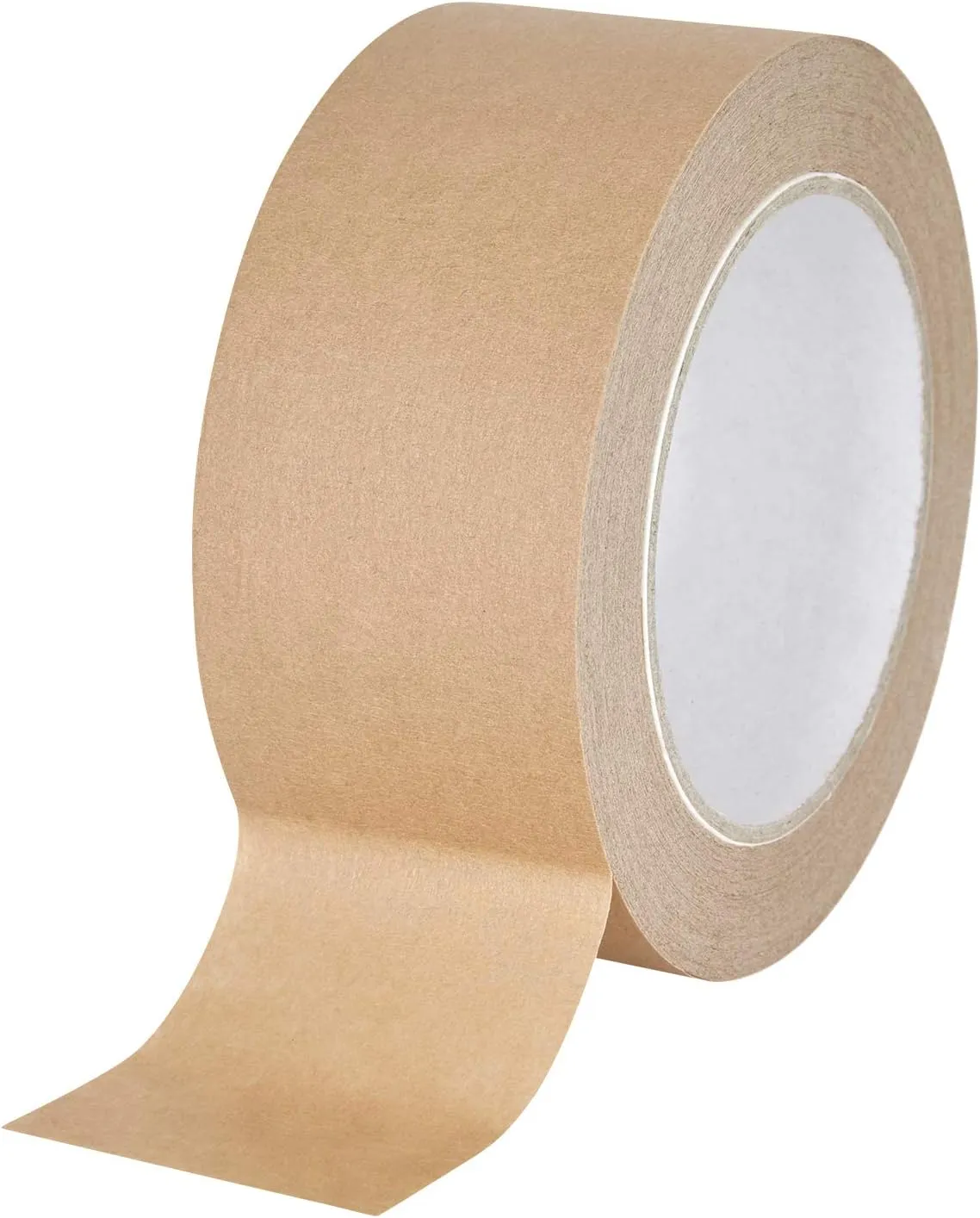 Bild von Baytronic Packband aus Papier in Braun, 50 Meter lang und 50 Millimeter breit, im Set mit 6 Rollen