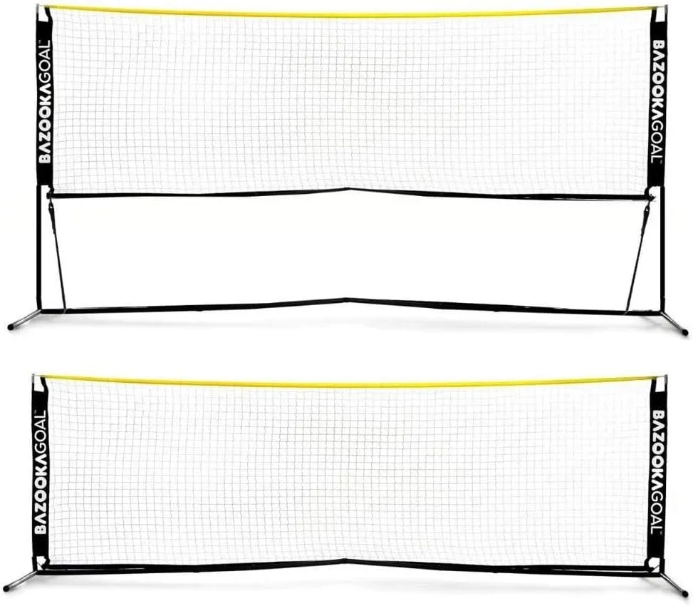 Bild von BazookaGoal Tennisnetz Komplettset 300x100cm, verstellbar und zusammenklappbar, geeignet für Tennis, Volleyball und Badminton, hohe Qualität