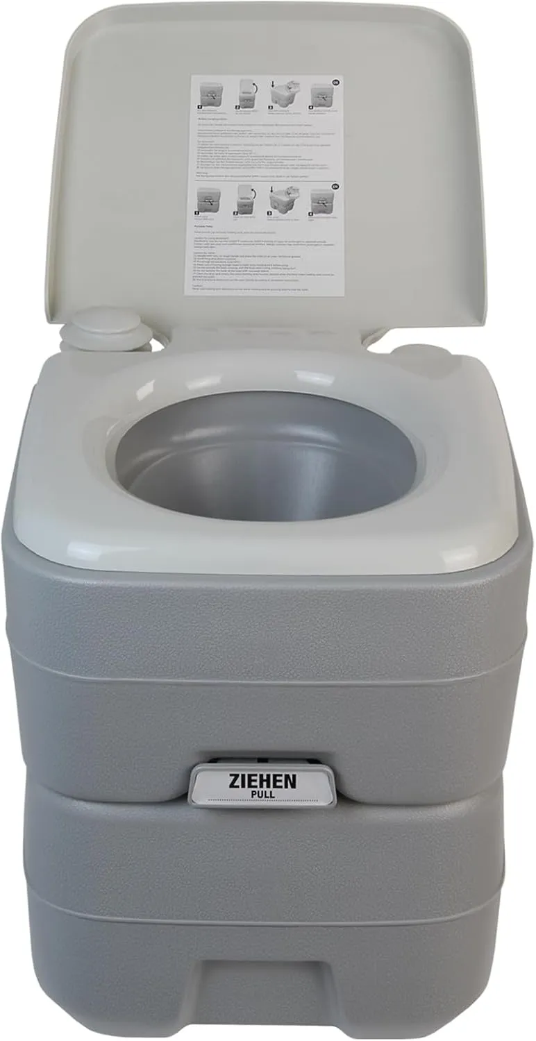Bild von BB Sport Camping Toilette mit 20 Litern und angenehmer Sitzhöhe, tragbar bis 130 kg