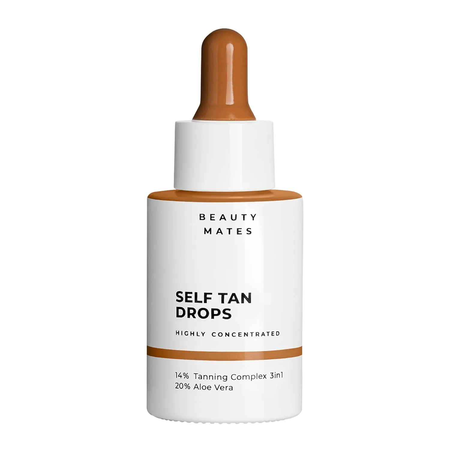 Bild von Beauty Mates Selbstbräuner Drops 30ml für individuelle Bräune mit Aloe Vera und Melanin