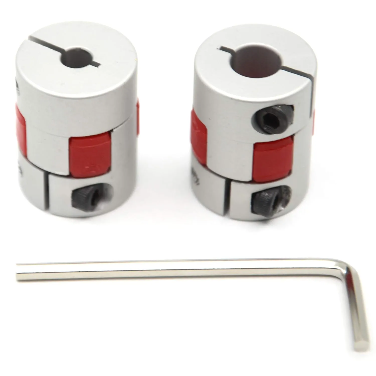 Bild von Befenybay 2er Set flexible Aluminiumpflaumenkupplungen von 5 mm bis 8 mm für 3D-Drucker und CNC-Maschinen