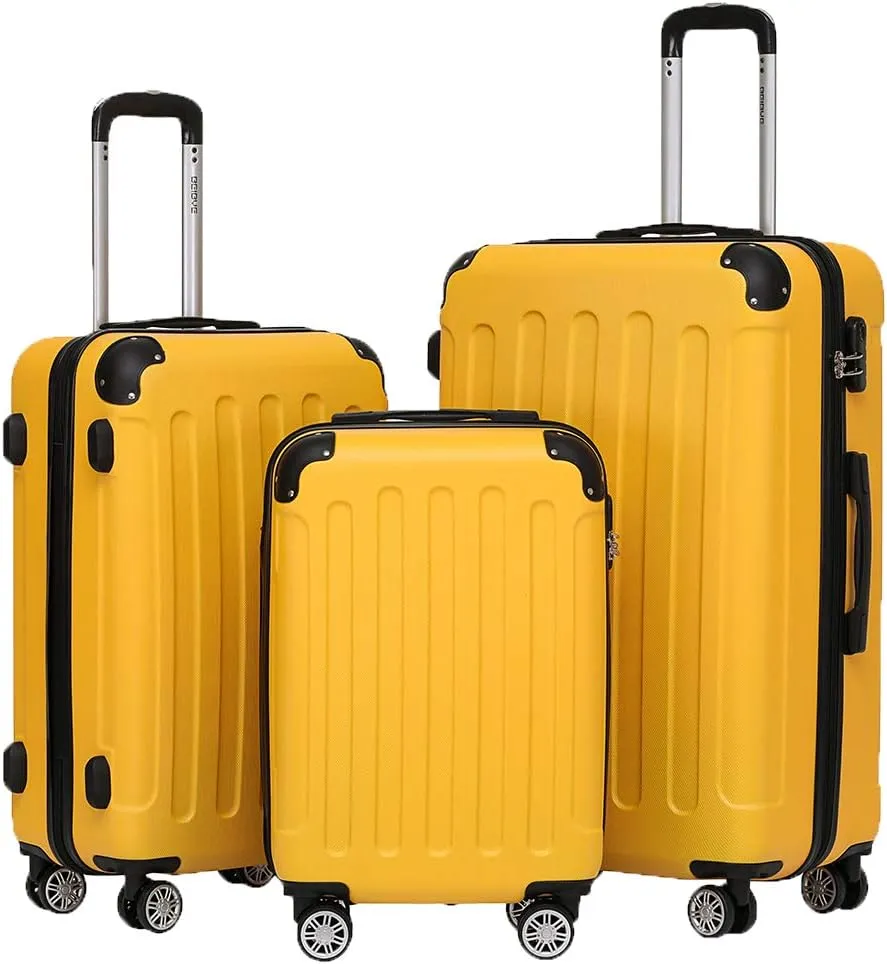 Bild von BEIBYE Zwillingsrollen Hartschalen Reisekoffer Set in XL und L erhältlich in 14 Farben
